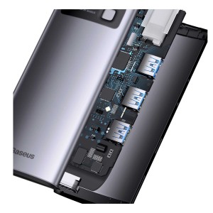 هاب 6 پورت باسئوس مدل WKWG030013 USB-C